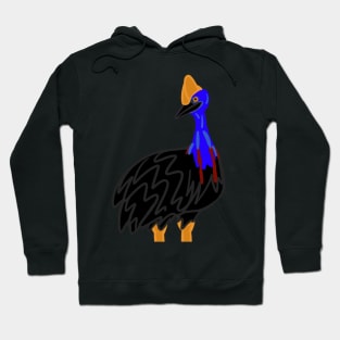 Judging Cassowary - Cartoon Hoodie